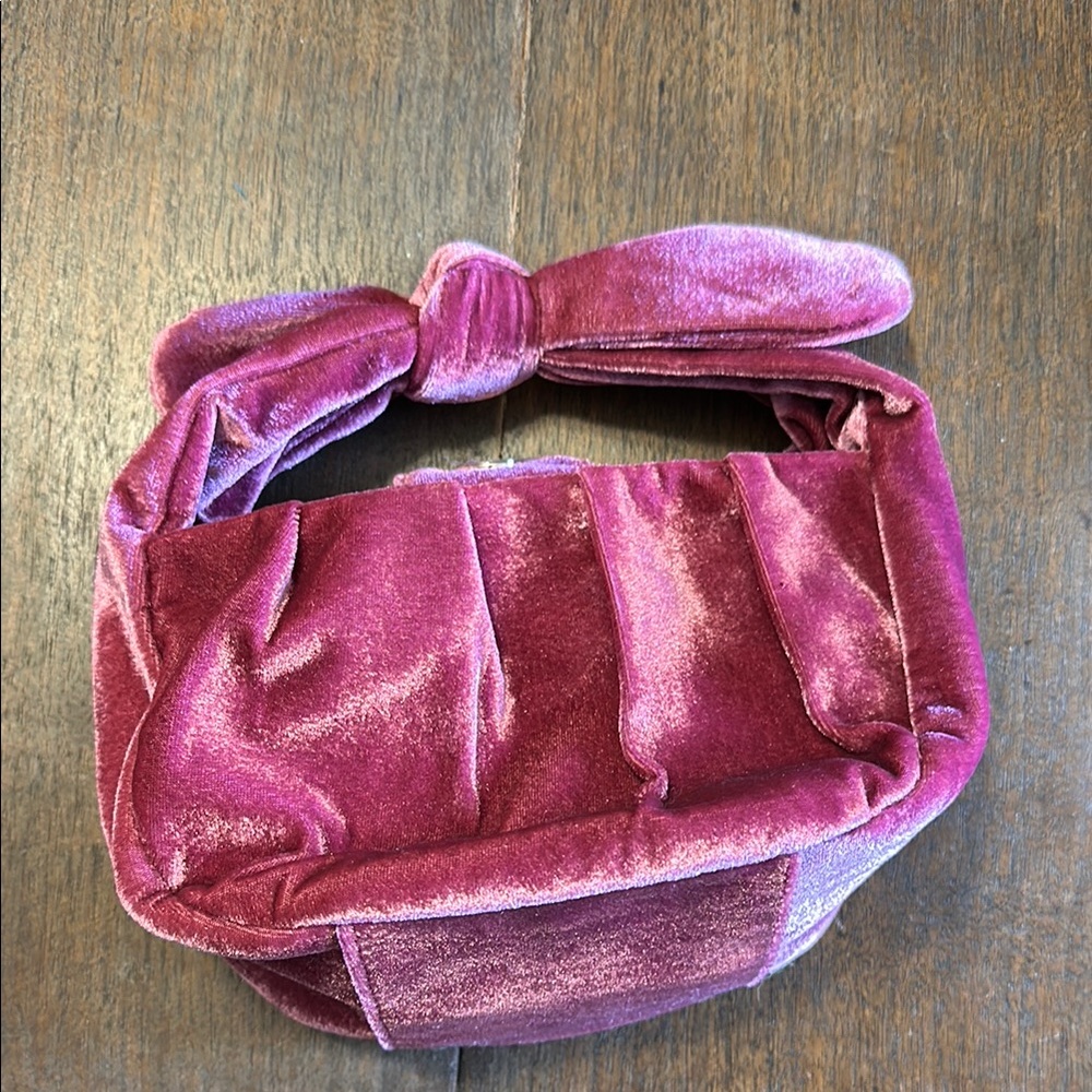 LOFT Pink Clutch with Soft Texture and Slouchy Shape